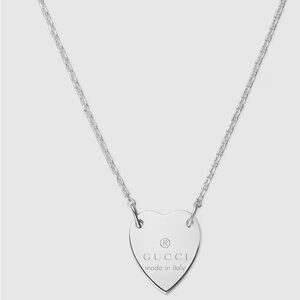 Gucci Trademark Necklace With Heart Pendant